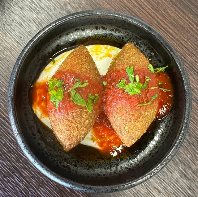 Fried Kibbeh.