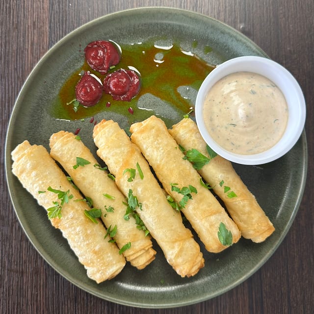 Feta Cigar Rolls.