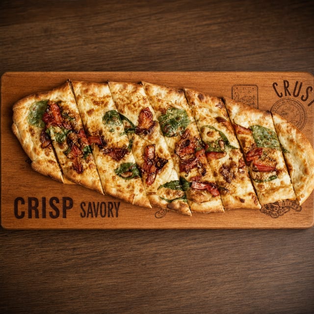 Veggie Cheese Pide.