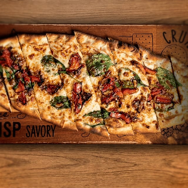 Veggie Cheese Pide.