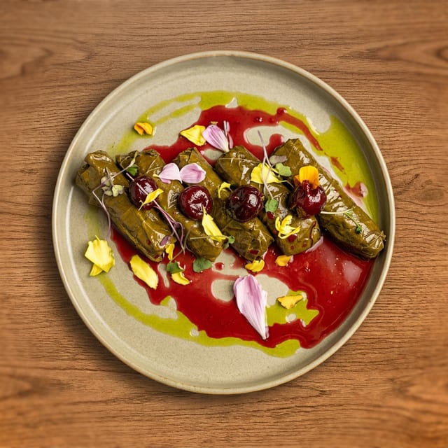 Homemade Grape Leaves.