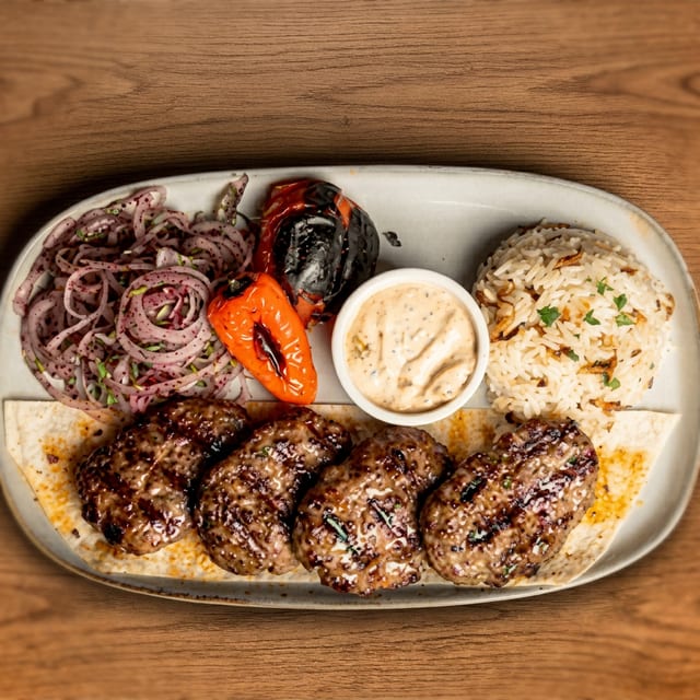 Grilled Kofte.