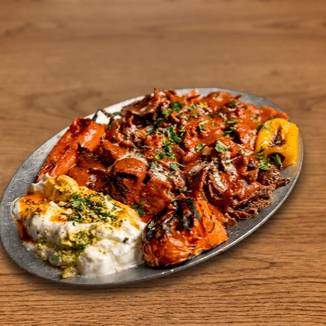 Iskender Kebab.