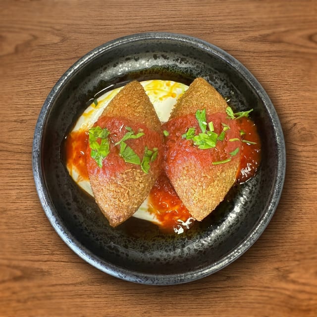 Fried Kibbeh.
