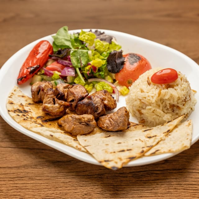 Beef Shish Kebab.